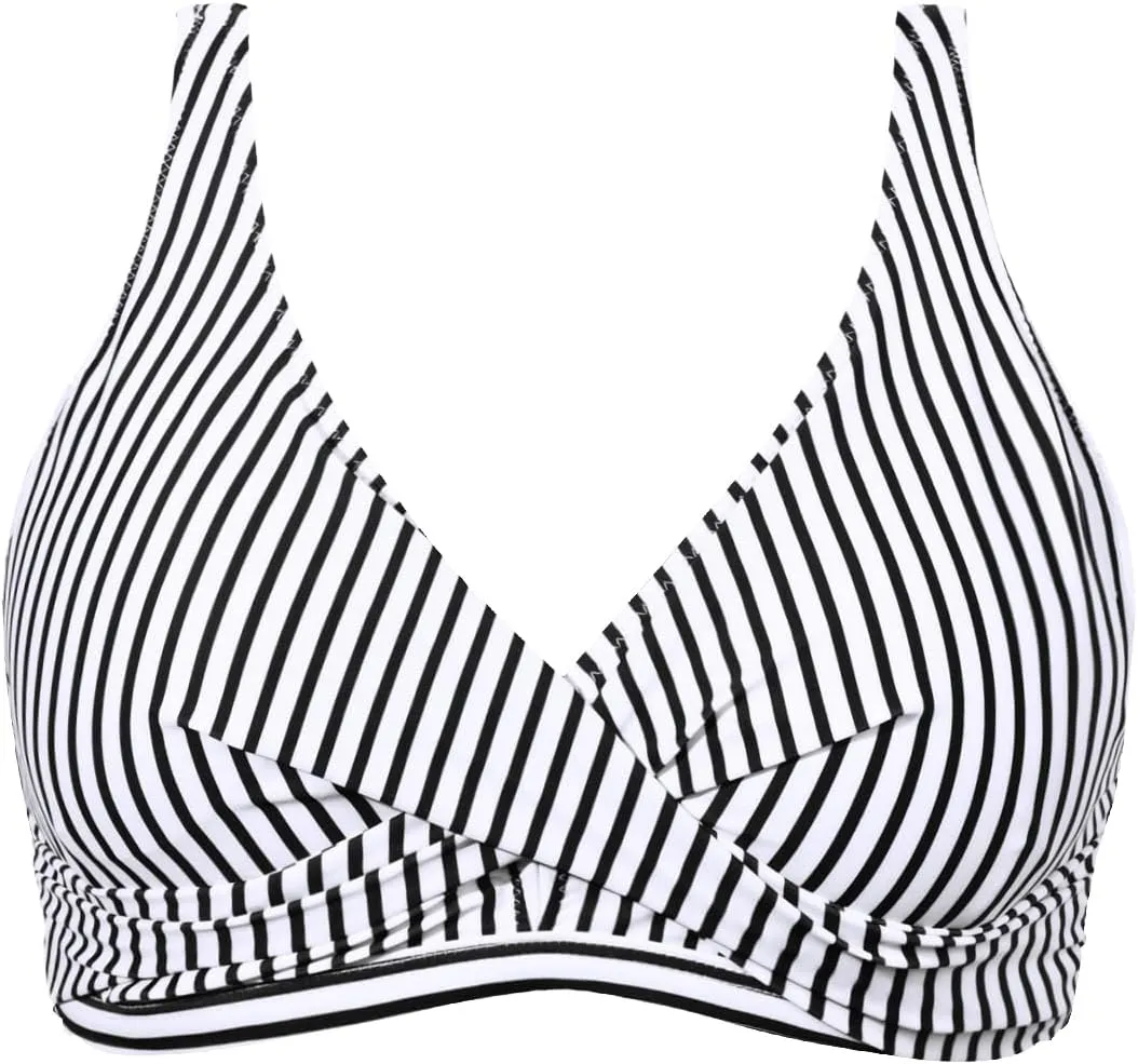Aqua Eve Women Full Coverage Bikini Top No Bottom Push up Swimsuits Top Sport Bra Bathing Suits Tops