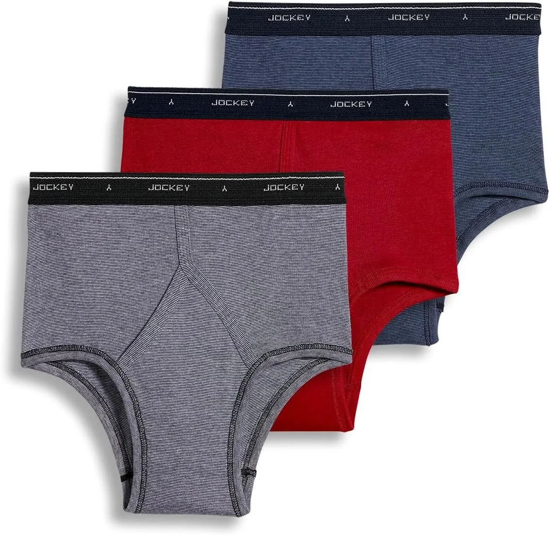 Jockey Men's Underwear Classic Full Rise Brief - 3 Pack