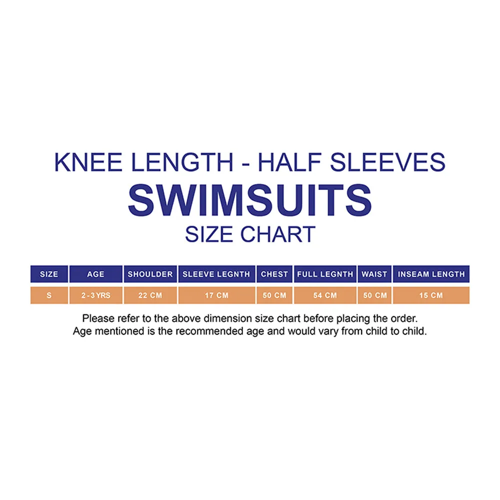 Little Surprise Box 2.5mm Neoprene Maroon Anchor Print Swimwear for Kids with UP50  