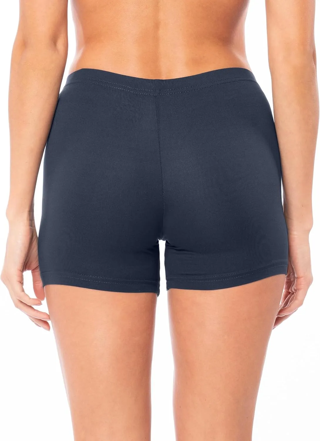 Sexy Basics Women's Cotton Stretch Boyshort Boxer Briefs | Light Weight Undershort Trunks | Multi Packs