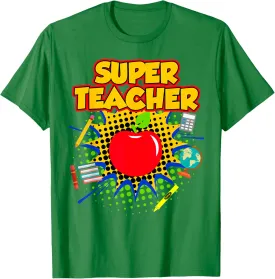Superhero Teacher T-shirt - Teaching Shirt Teacher Gift T-Shirt